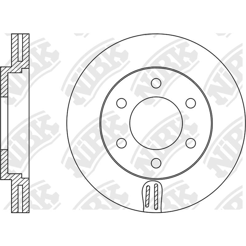 NIBK Rotor RN1266V 285mm x 28min