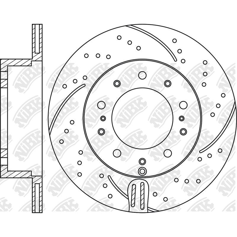 NIBK Rotor RN1267DSET 345mm x 18min