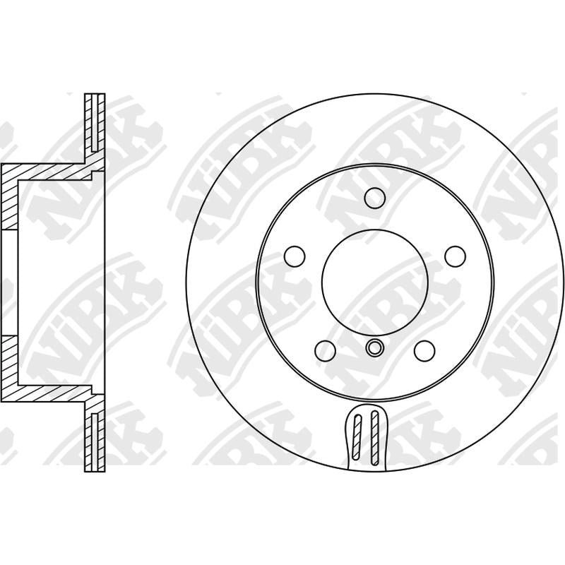 NIBK Rotor RN1273V 303mm x 16min