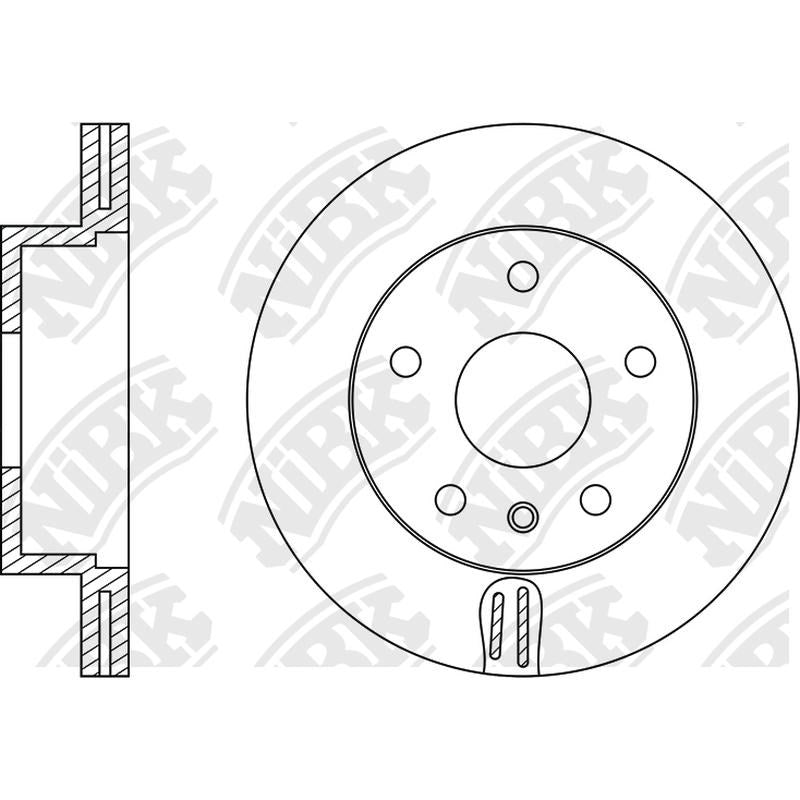 NIBK Rotor RN1281V 279.8mm x 24min