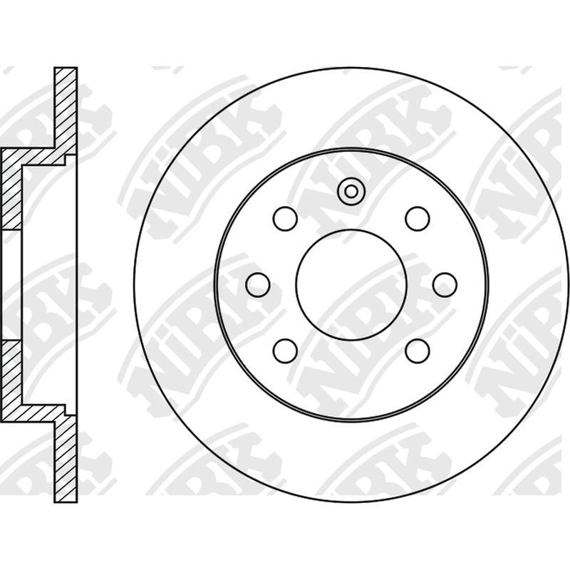 NIBK Rotor RN1282 236mm x 12.5min