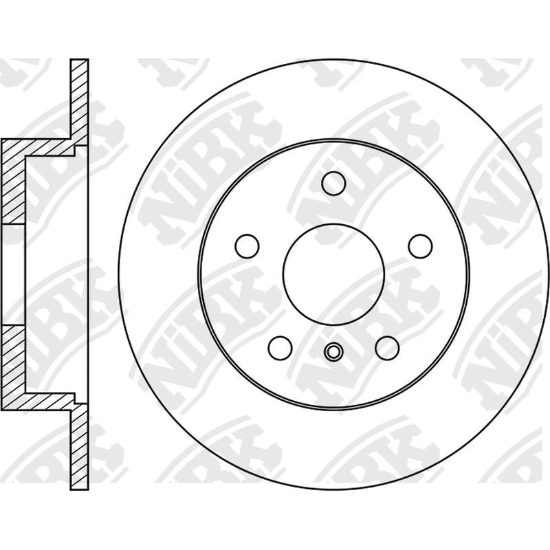 NIBK Rotor RN1283 251.2mm x 10min
