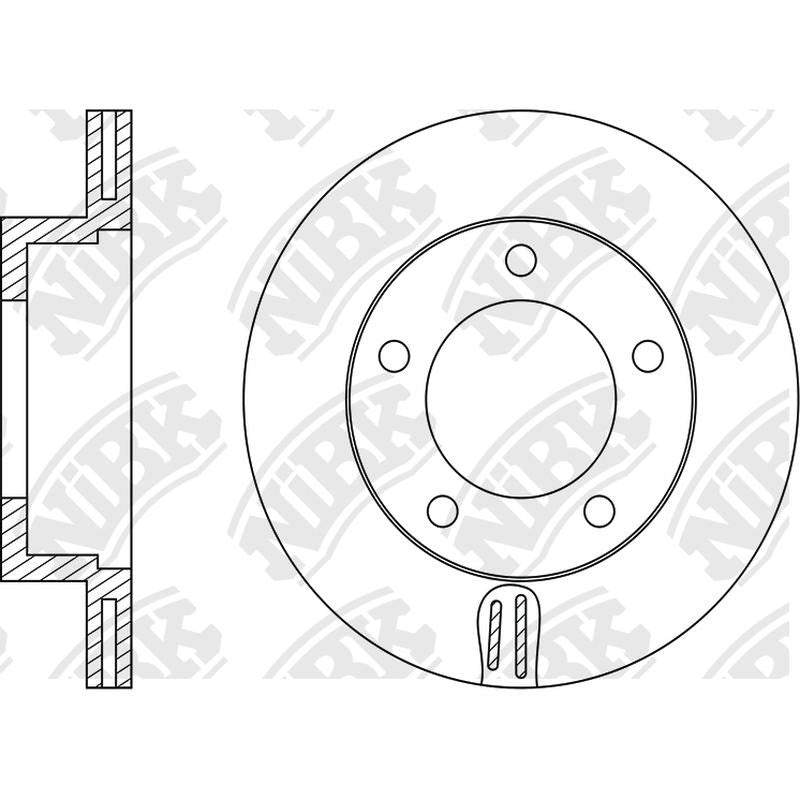 NIBK Rotor RN1284V 298mm x 24min