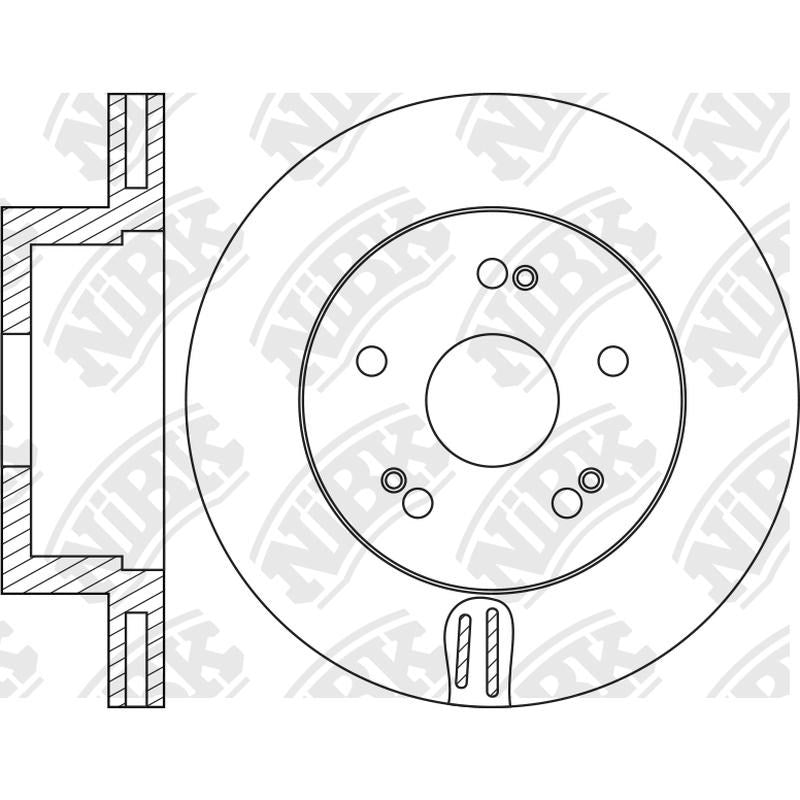 NIBK Rotor RN1285V 310mm x 28min