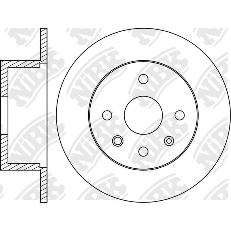 NIBK Rotor RN1286 260mm x 10min