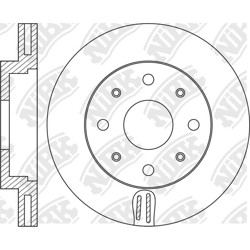 NIBK Rotor RN1287V 280mm x 26min
