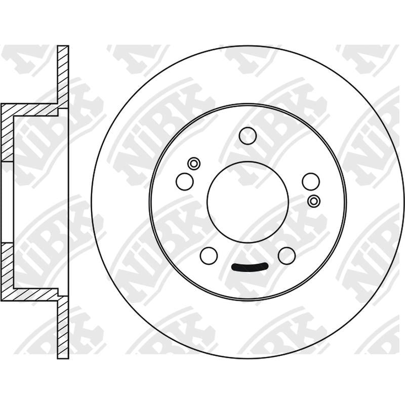 NIBK Rotor RN1288 258mm x 9min