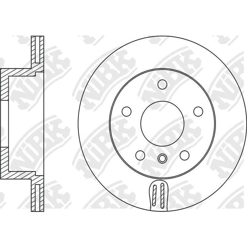 NIBK Rotor RN1291V 296mm x 22min