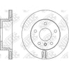 NIBK Rotor RN1291V 296mm x 22min