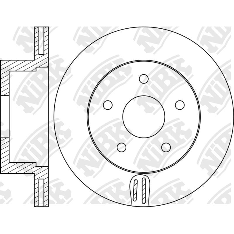 NIBK Rotor RN1301V 256mm x 20min