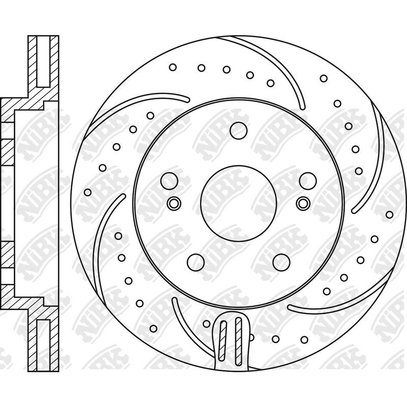 NIBK Rotor RN1305DSET 275mm x 25min