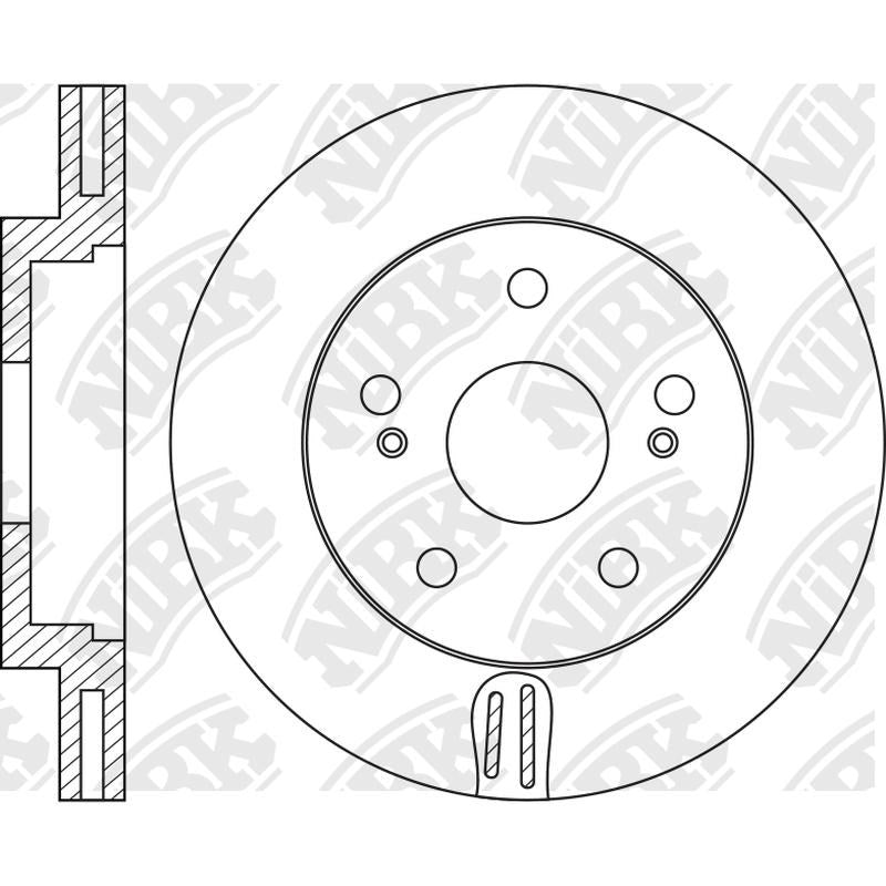 NIBK Rotor RN1305V 275mm x 25min