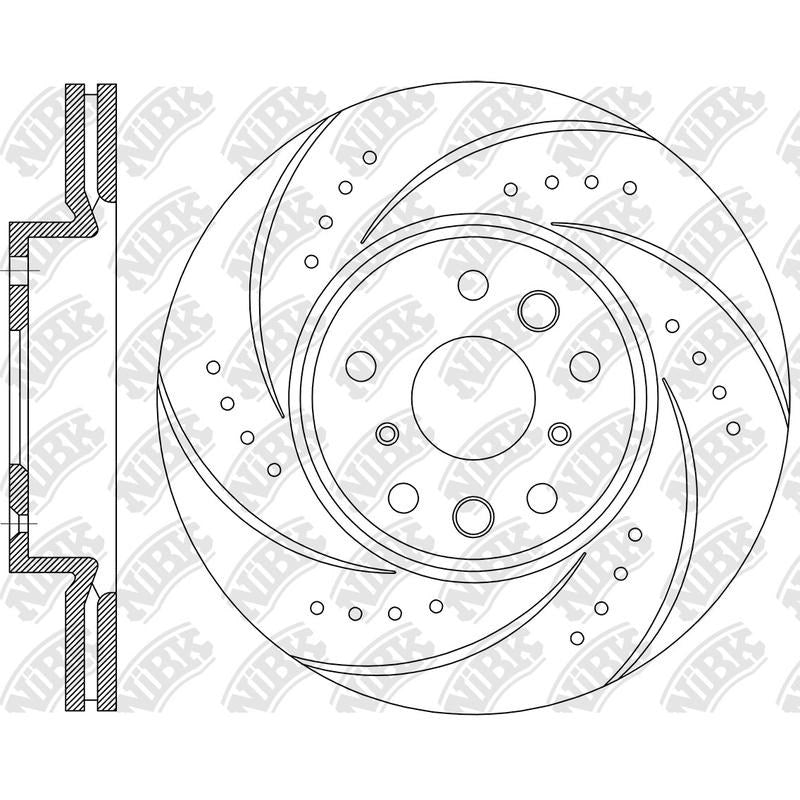 NIBK Rotor RN1320DSET 279.6mm x 22min