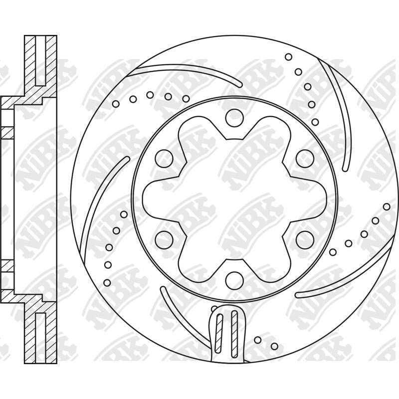 NIBK Rotor RN1330DSET 285mm x 28min