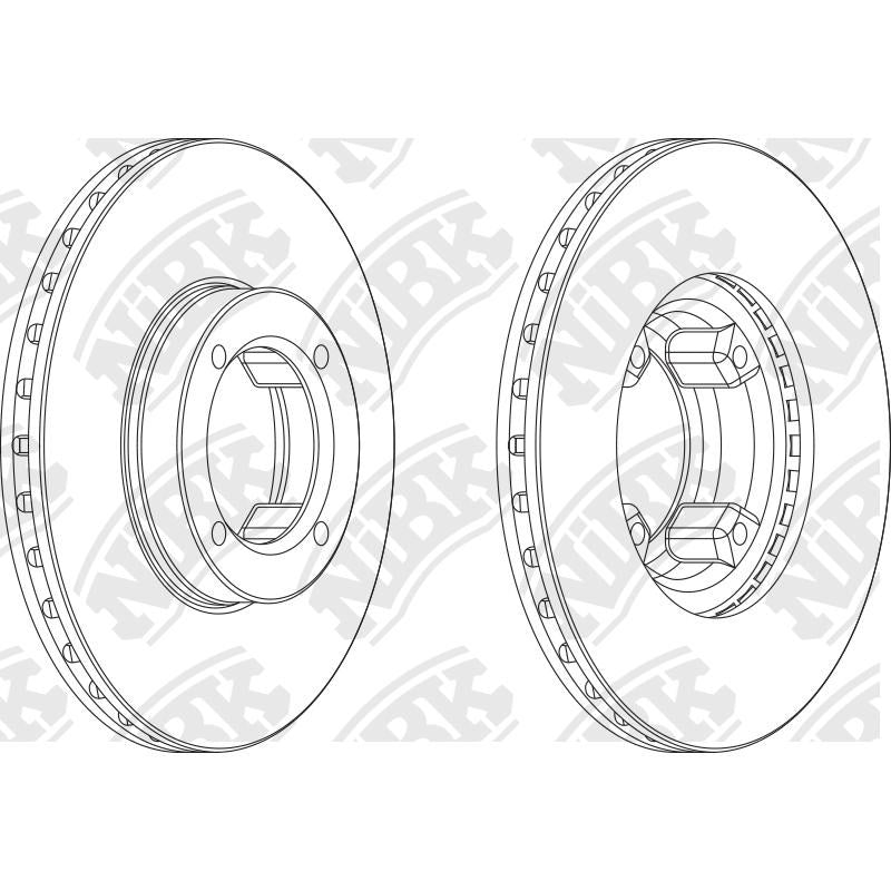 NIBK Rotor RN1336V 230mm x 20min