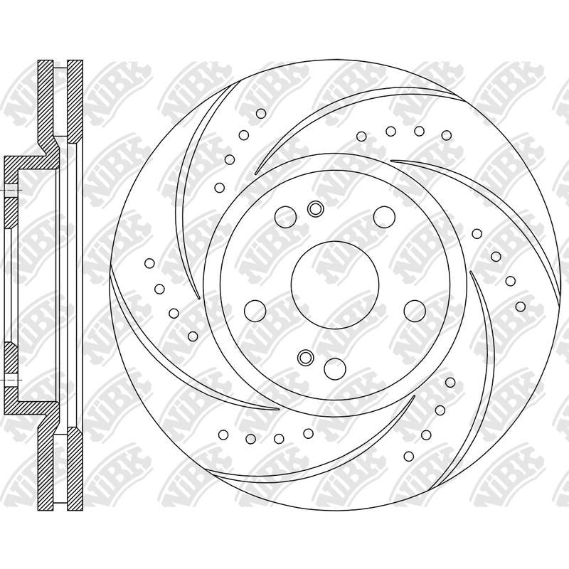 NIBK Rotor RN1348DSET 300mm x 28min