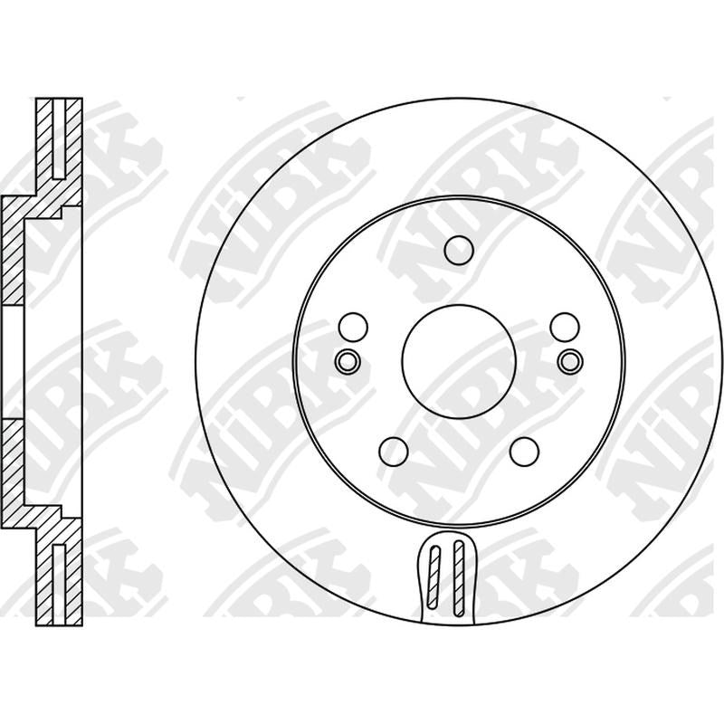NIBK Rotor RN1349V 321mm x 28min
