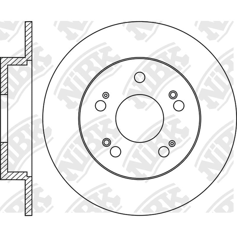 NIBK Rotor RN1362 260mm x 9min
