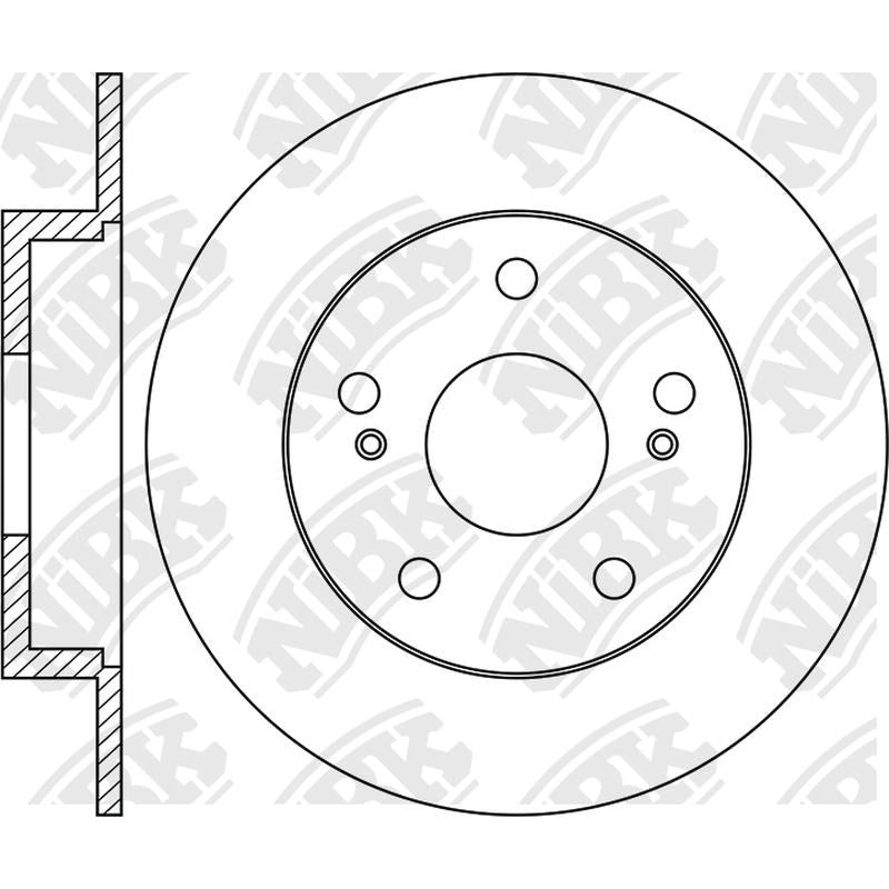 NIBK Rotor RN1363 278mm x 9min