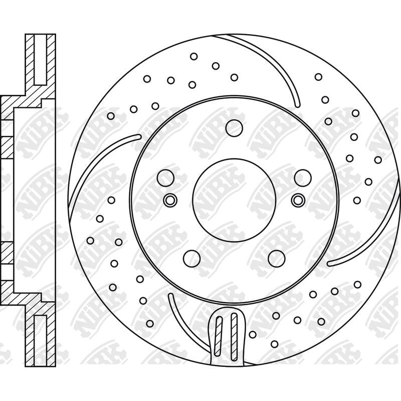 NIBK Rotor RN1365DSET 276mm x 26min