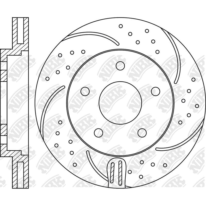 NIBK Rotor RN1366DSET 276mm x 26min
