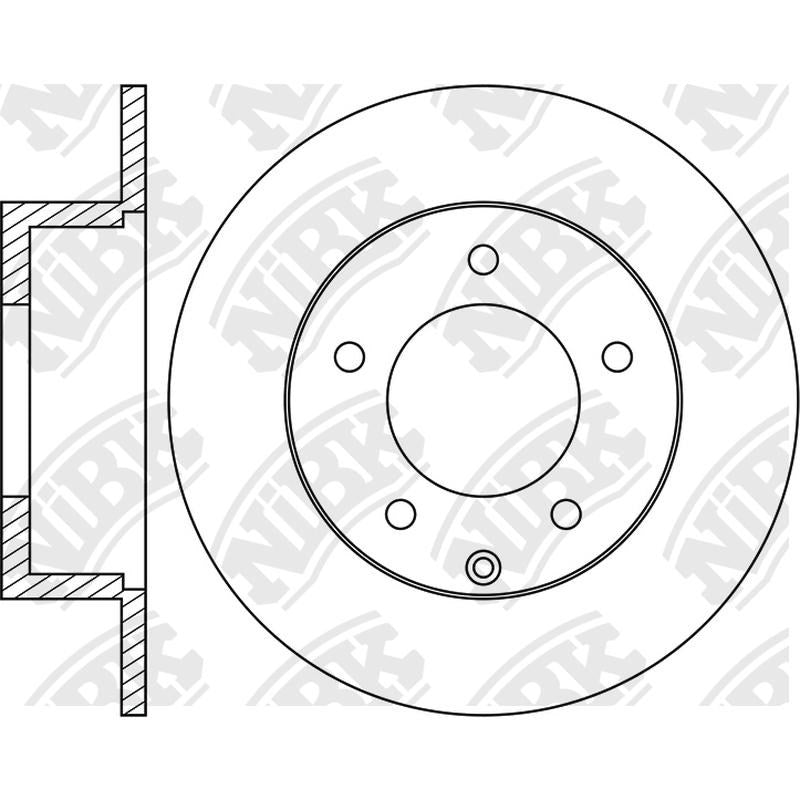 NIBK Rotor RN1367 262mm x 10min