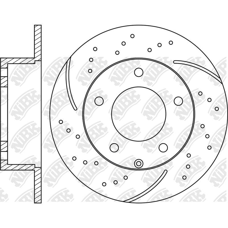 NIBK Rotor RN1367DSET 262mm x 10min