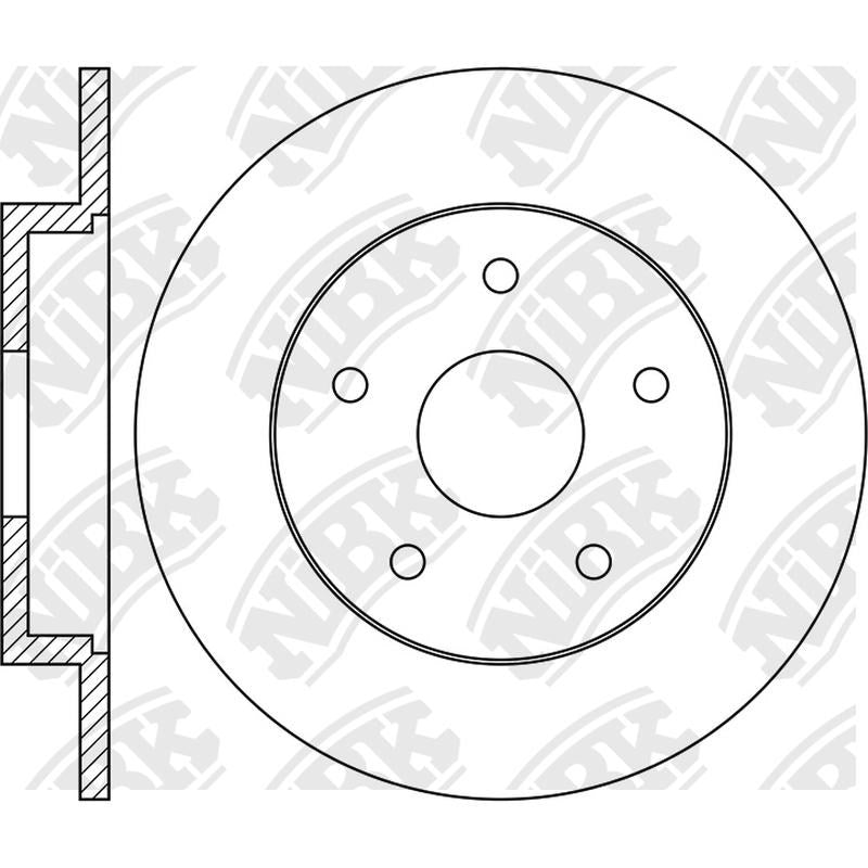 NIBK Rotor RN1368 280mm x 11min