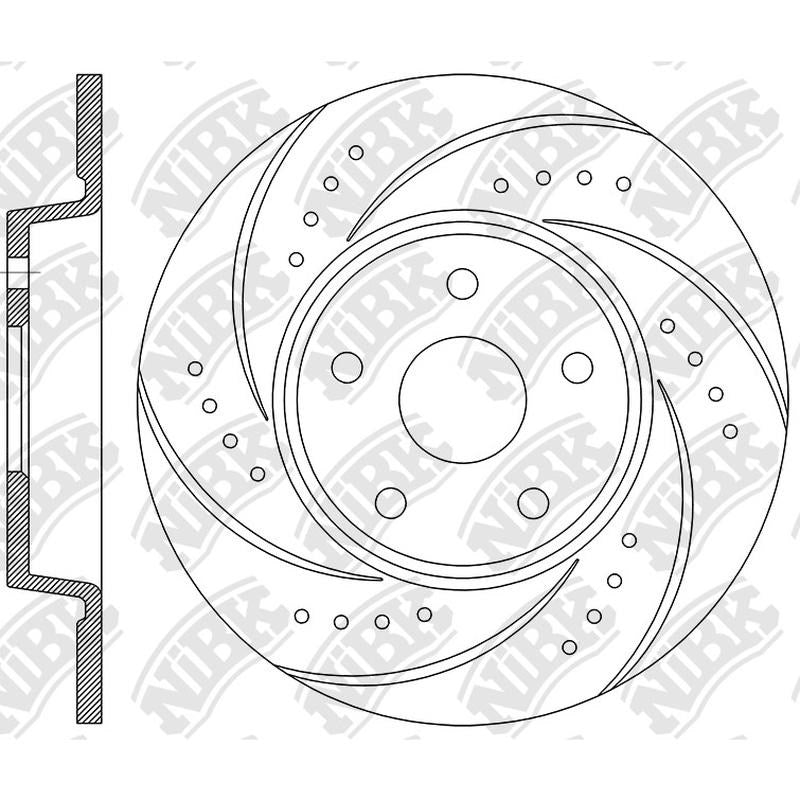 NIBK Rotor RN1368DSET 280mm x 11min