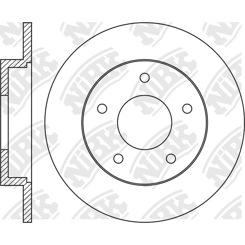 NIBK Rotor RN1369 265mm x 11min