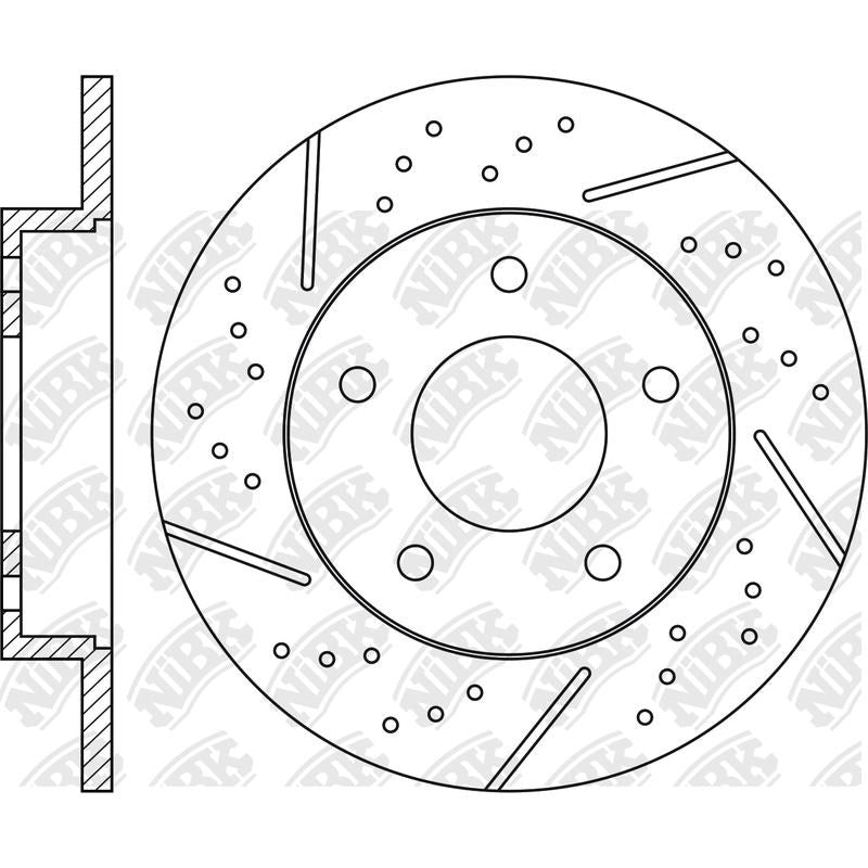 NIBK Rotor RN1369DSET 264.8mm x 11min