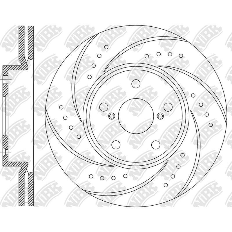 NIBK Rotor RN1371DSET 294mm x 25min