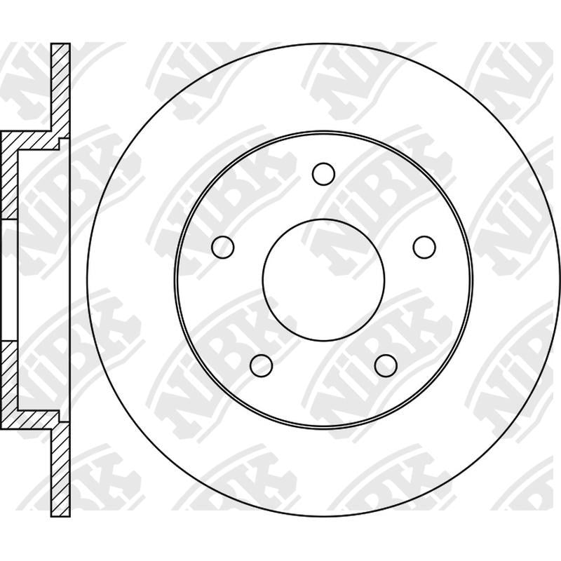 NIBK Rotor RN1373 280mm x 11min