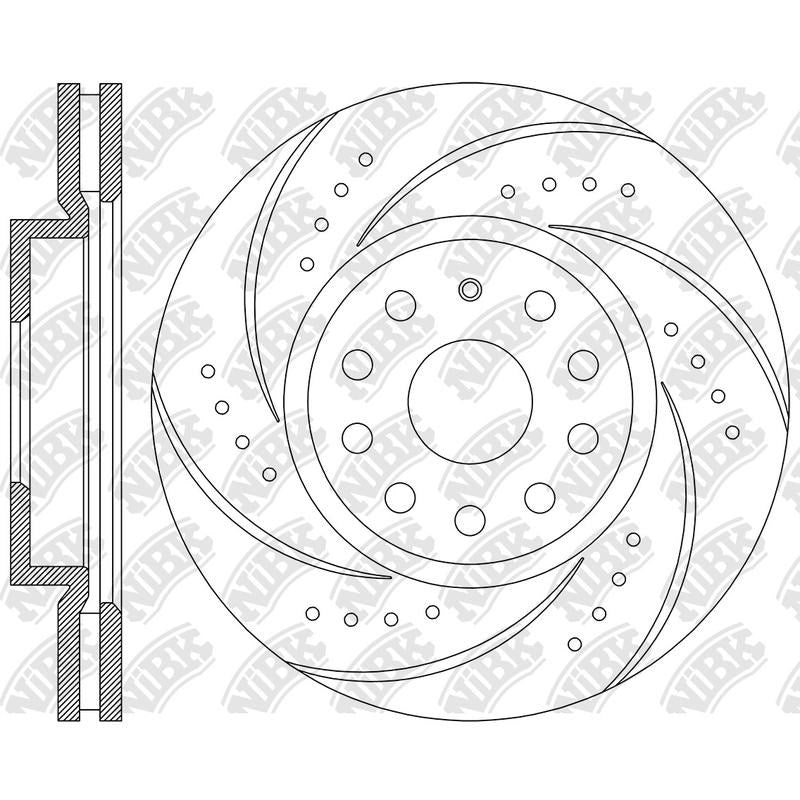 NIBK Rotor RN1374DSET 288mm x 25min
