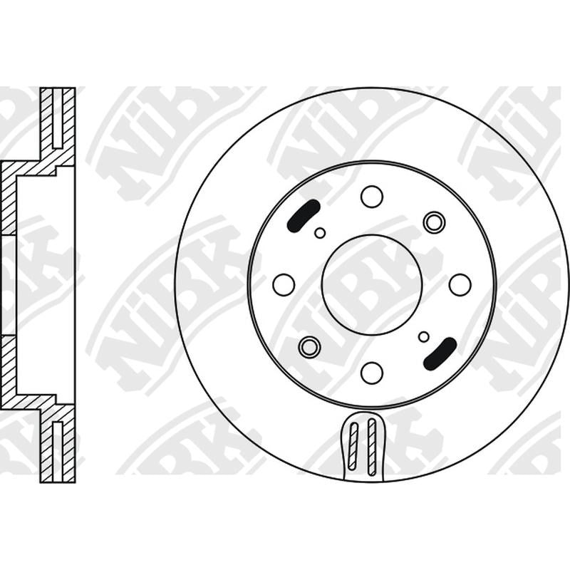 NIBK Rotor RN1375V 239mm x 21min
