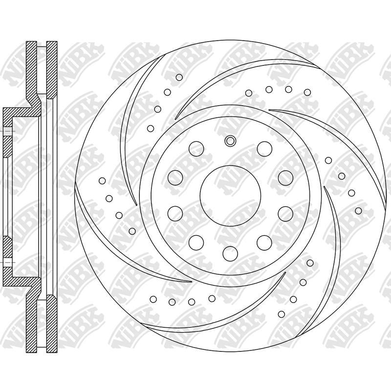 NIBK Rotor RN1377DSET 312mm x 25min