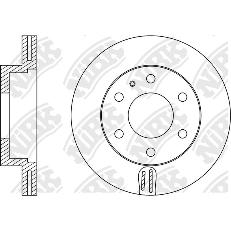 NIBK Rotor RN1382V 300mm x 28min