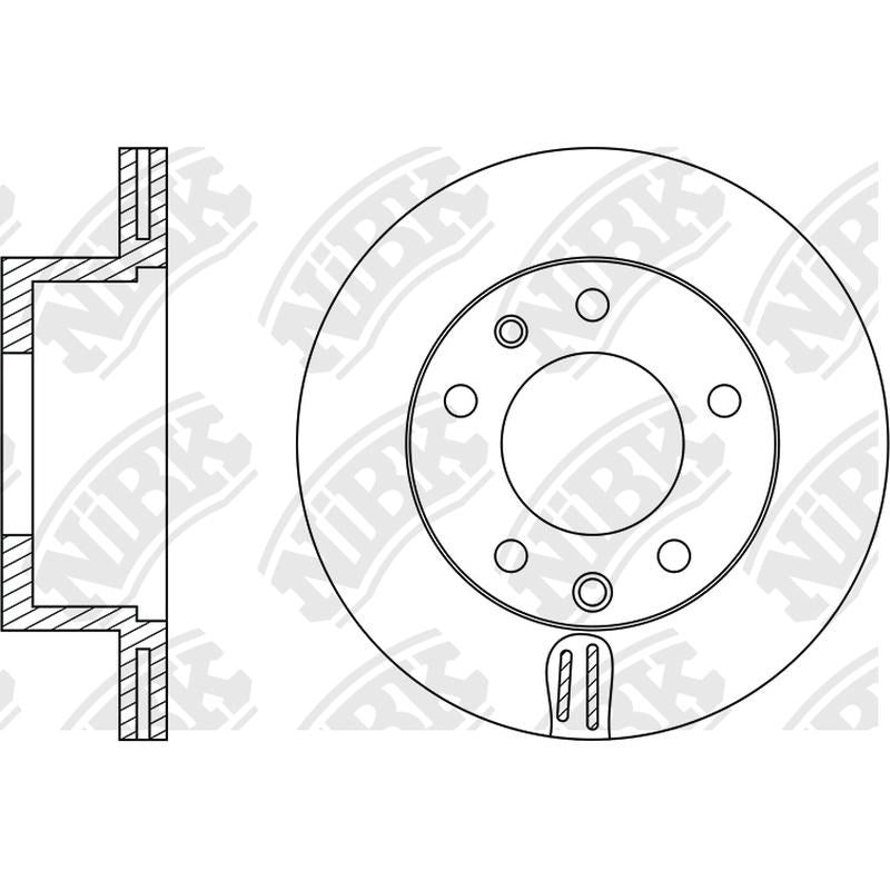 NIBK Rotor RN1388V 276mm x 22min