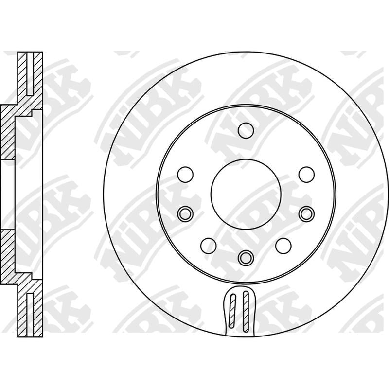 NIBK Rotor RN1390V 285mm x 25min