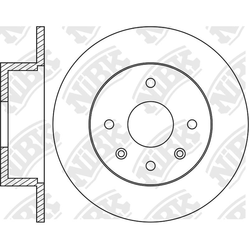 NIBK Rotor RN1391 257mm x 10min