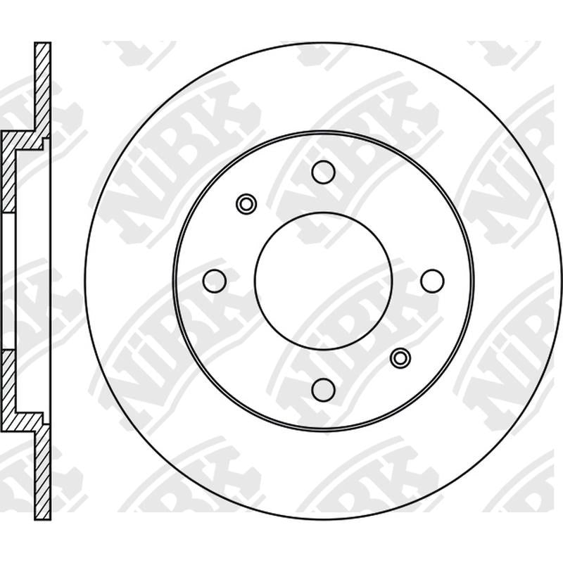NIBK Rotor RN1396 247mm x 8min