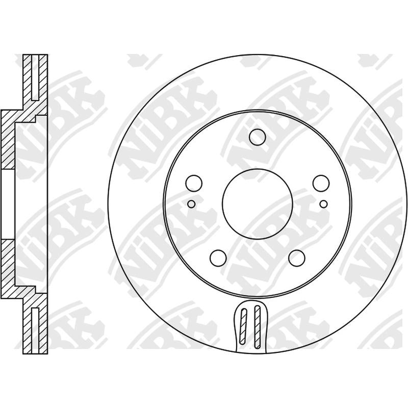 NIBK Rotor RN1403V 294mm x 24min