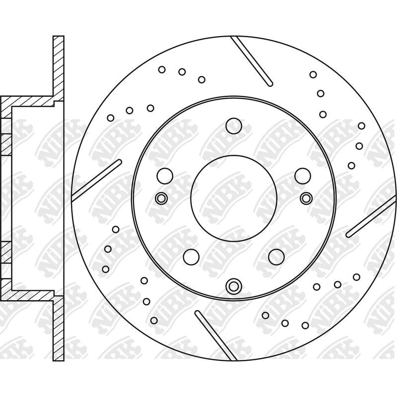 NIBK Rotor RN1404DSET 302mm x 10min