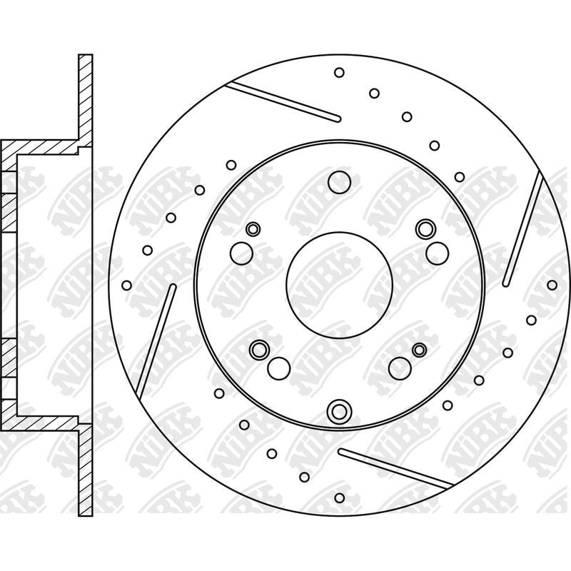 NIBK Rotor RN1407DSET 304.8mm x 9min