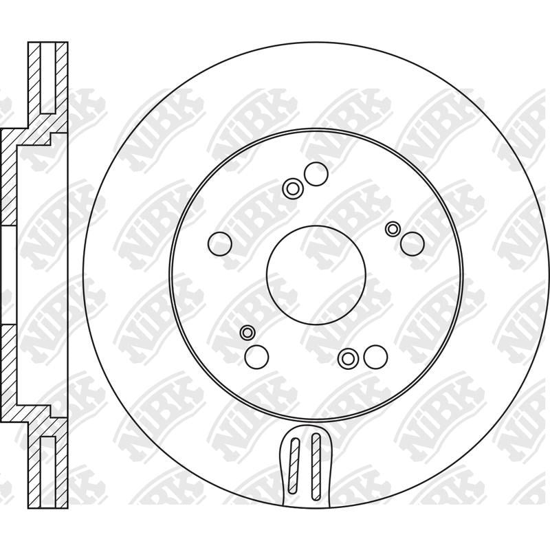 NIBK Rotor RN1410V 330mm x 28min