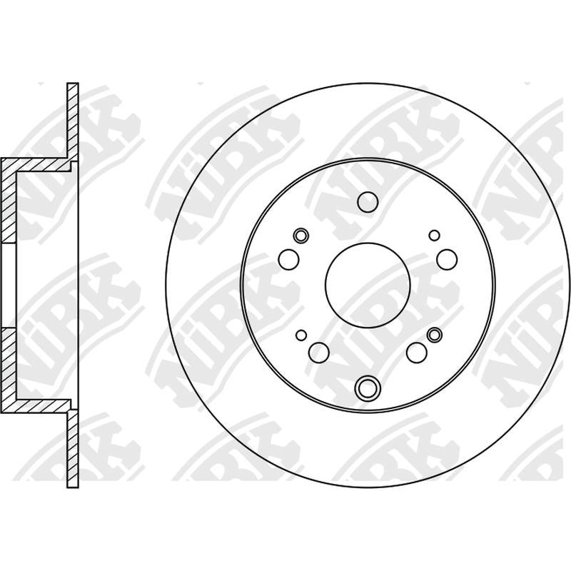 NIBK Rotor RN1411 334mm x 11min