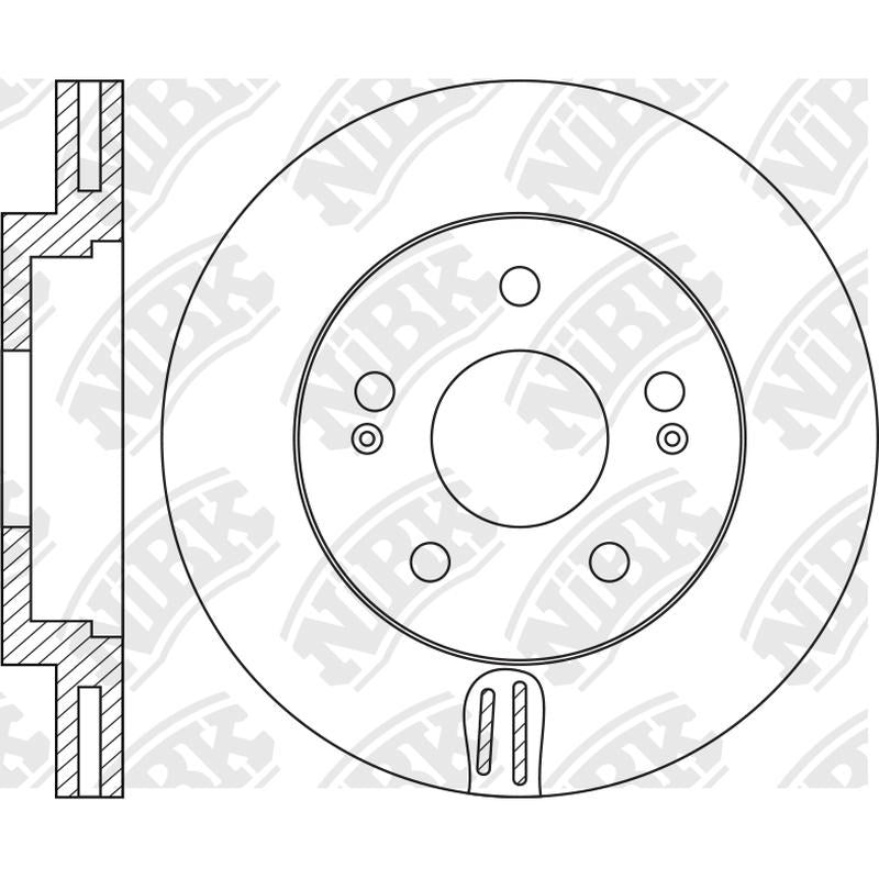 NIBK Rotor RN1412V 280mm x 26min