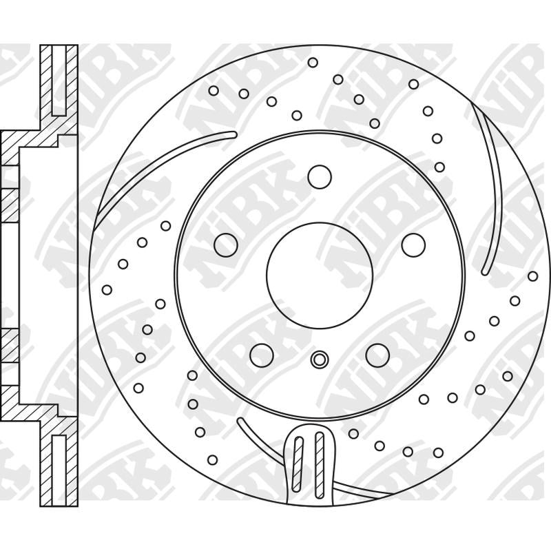 NIBK Rotor RN1417DSET 295.7mm x 24min