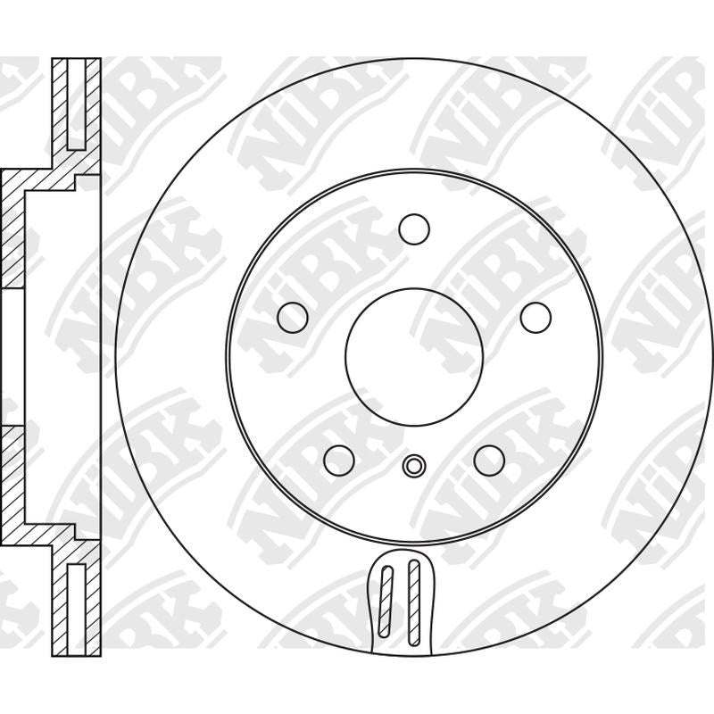 NIBK Rotor RN1417V 295.7mm x 24min