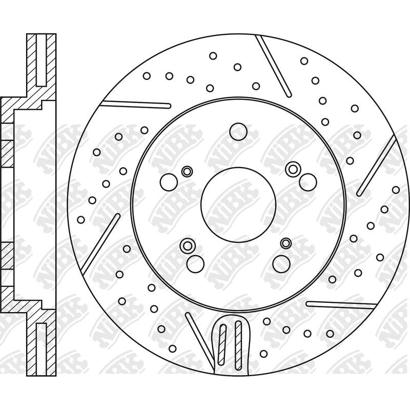 NIBK Rotor RN1418DSET 292.8mm x 25min